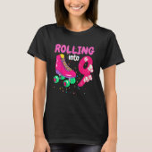 Kinder Kinder Rolling In 9 Jaar Let's Roll S T-shirt (Voorkant)