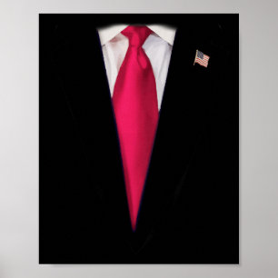 Kinder Kinder Trump Halloween kostuum, USA Preside Poster