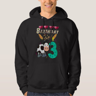 Kinder Kinderen 3 jaar oude Koe meisjes Hoodie