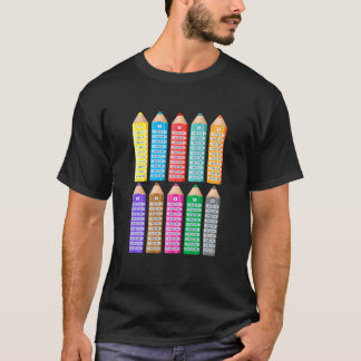 Kinder Kinderen die leren om Wiskunde Multiplicati T-shirt