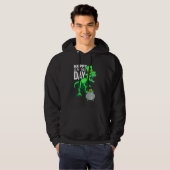 Kinder Kinderen Happy St Pat Trex Day Dino Patrick Hoodie (Voorkant volledig)