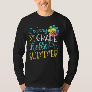 Kinder Kinderen van de derde klas Hallo zomervakan T-shirt