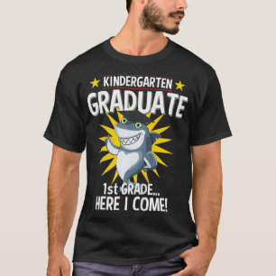 Kinder Kindergarten Afstuderen 2019 Shark Afstudee T-shirt