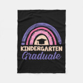Kinder Kindergarten Afstuderen Afgelopen dag schoo Fleece Deken (Voorkant)