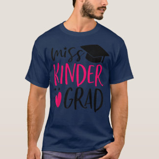 Kinder Kindergarten Afstuderen Terug naar school T T-shirt