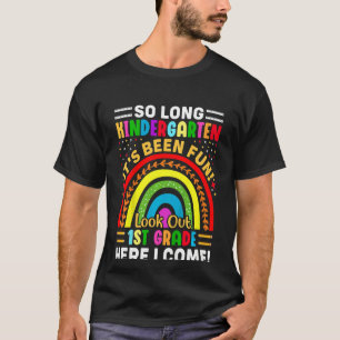 Kinder Kindergarten Het is een vage 1e klas hier I T-shirt