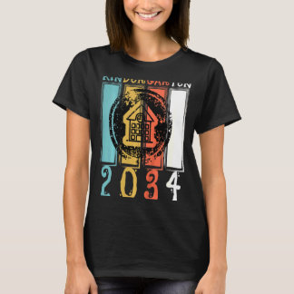 Kinder Kindergarten School  Distress 2034 Tod T-shirt