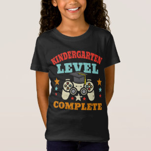 Kinder Kindergartenniveau Complete Afstuderen Game T-shirt