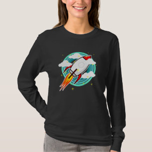 Kinder kinderwinkelwagentje voor jonge astronauten t-shirt
