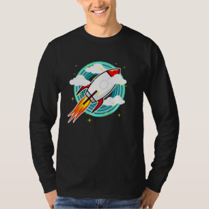 Kinder kinderwinkelwagentje voor jonge astronauten t-shirt