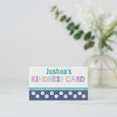 Kinder Kindness Punch-kaart Klantenkaartje (Staand voorkant)