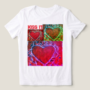 Kinder "Kiss It" Multiple Hearts T-shirt