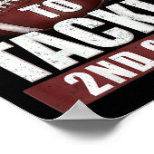 Kinder klaar om 2e klas Football eerste dag aan te Poster (Hoek)