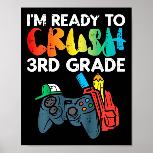Kinder klaar om 3de graad 3de videogamer Fi over t Poster (Voorkant)