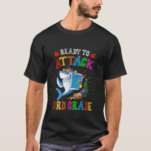 Kinder klaar voor aanvallen 3D-serie babybays T-shirt
