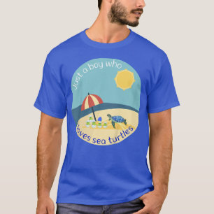 Kinder klauw alleen maar een jongen die van de Zee T-shirt
