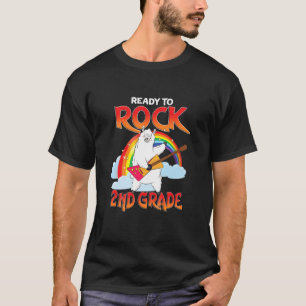 Kinder klauw Ik ben klaar om 2de graads Llama Love T-shirt