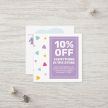 Kinder Kleding Boutique Coupon Kaart Verkoop Aanbo