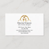 Kinder Kleding Kleding Boutique Retail Baby Boutiq Visitekaartje (Achterkant)