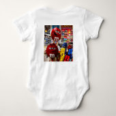 Kinder kleding plezier romper (Achterkant)