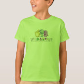 Kinder kleding, wild en dapper t-shirt (Voorkant)