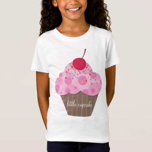 KINDER KLEDING:: zoete cupcake T-shirt (Voorkant)