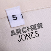 Kinder kledinglabels  zelfinktende stempel