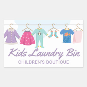 Kinder kledingwinkel Boutique Sticker