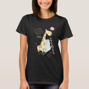 Kinder kleine avonturier Giraffe Grafisch T-shirt