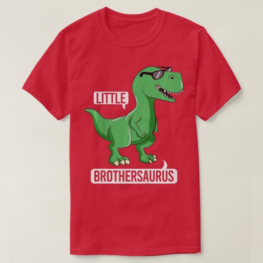 Kinder Kleine Brothersaurus Rex Toddler Boy Dinosa T-shirt (Design voorkant)