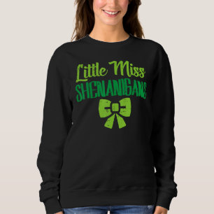 Kinder kleine juffrouw Shenanigans Cute St Patrick Trui