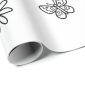 Kinder kleur me Unicorn regenboog Cadeaupapier (Rol Hoek)