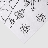 Kinder kleur me Unicorn regenboog Tissuepapier (Detail)