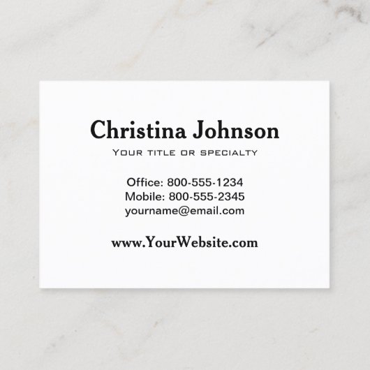 Kinder kleur me Unicorn regenboog Visitekaartje (Achterkant)