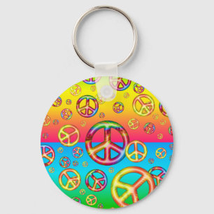 Kinder kleuren - PEACE uit Sleutelhanger