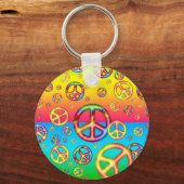 Kinder kleuren - PEACE uit Sleutelhanger (Voorkant)