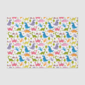 Kinder kleurige dinosaurussen tissuepapier (Voorkant)