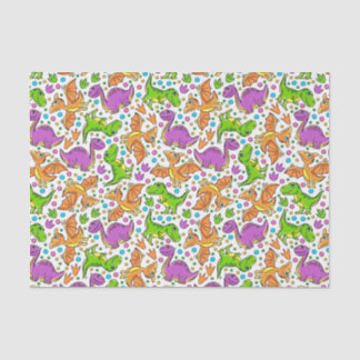 Kinder kleurige dinosaurussen tissuepapier