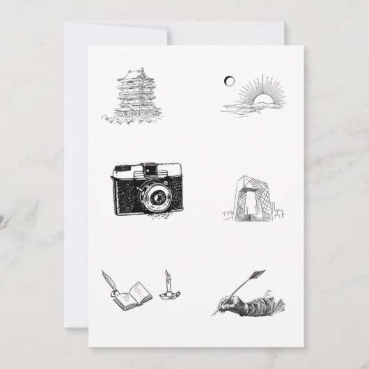 Kinder kleurplaten creatief ontwerp kaart (Voorkant)