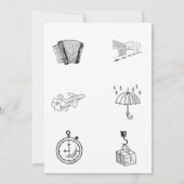 Kinder kleurplaten creatief ontwerp kaart (Achterkant)