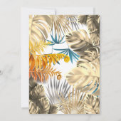 Kinder kleurrijke dinosaurus thema verjaardagsfees kaart (Achterkant)