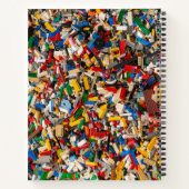 Kinder Kleurrijke en Unieke Bouwstenen Notitieboek (Achterkant)