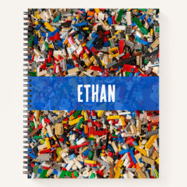 Kinder Kleurrijke en Unieke Bouwstenen Notitieboek