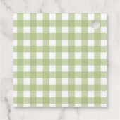 Kinder kleurrijke groene dank u 1e verjaardag bedankjes labels (Achterkant)