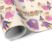 Kinder Kleurrijke Halloween Kostuum Party Cadeaupapier (Rol Hoek)