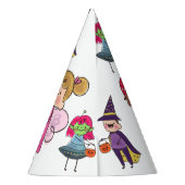 Kinder Kleurrijke Halloween Kostuum Party Feesthoedjes (Achterkant)