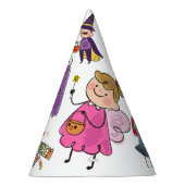 Kinder Kleurrijke Halloween Kostuum Party Feesthoedjes (Rechts)