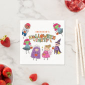 Kinder Kleurrijke Halloween Kostuum Party Servet (Insitu)