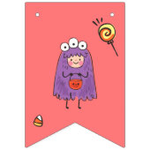 Kinder Kleurrijke Halloween Kostuum Party Vlaggetjes (Eerste vlag)