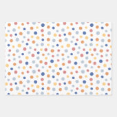 Kinder kleurrijke Happy Rainbows en Polka Dots Inpakpapier Vel (Voorkant 2)